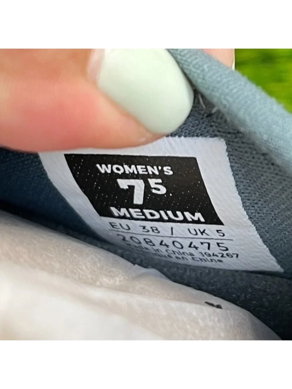 Kuru Stride Move Womens Size 7.5 Blue White Athletic Running Shoes Sneakers
